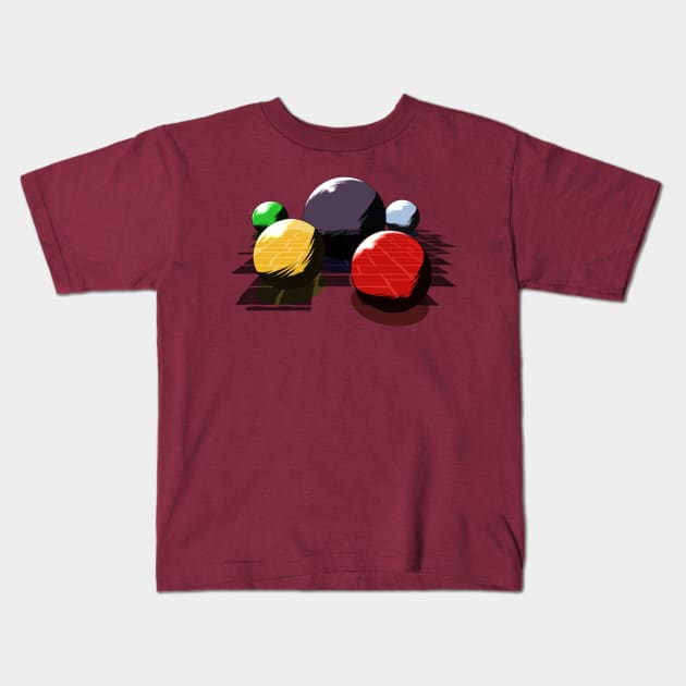 Full-time Baller Kids T-Shirt by Jae the Dog Leech